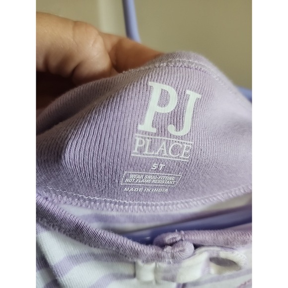 Lot Children's Place PJ 5T Footed Sleepers Pajamas Sunflowers Floral EUC - Picture 10 of 10